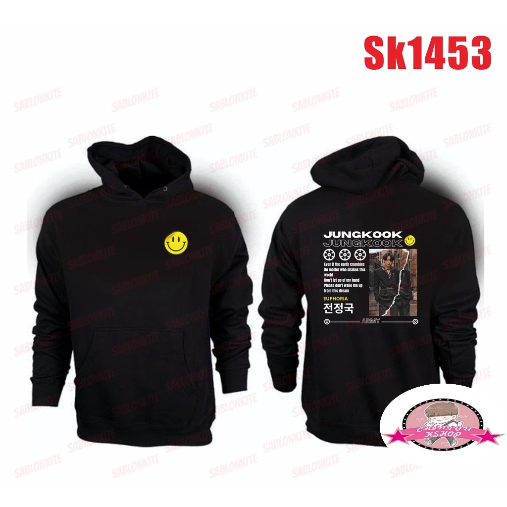 (SK1453) HOODIE BTS JUNGKOOK EUPHORIA / SWEATER BTS / JAKET BTS