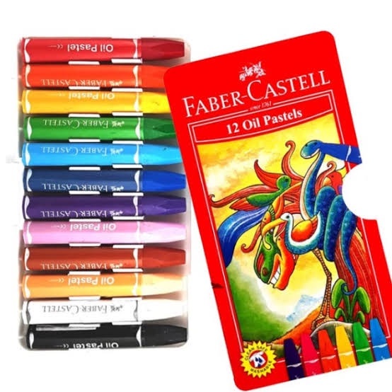 

Crayon / Oil Pastel Faber Castell 12 Warna
