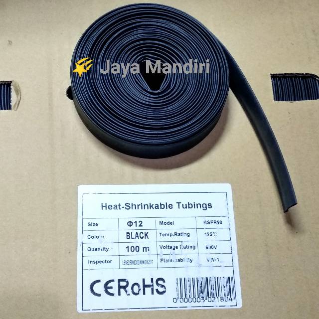 ISOLASI BAKAR / SELANG BAKAR UKURAN 12MM / 10 METER