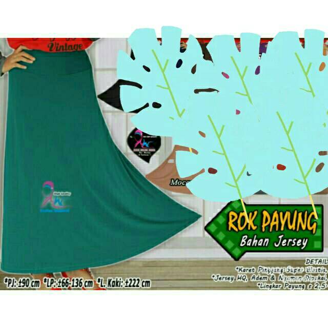 Rok payung /rok klok/rok jersey/rok panjang/rok polos/rok jersey polos/ rok jersey payung