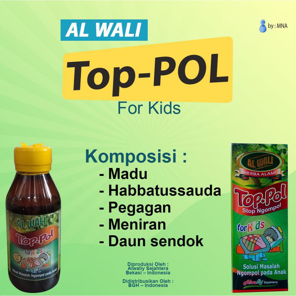 Obat Herbal Ngompol Madu TOP POL AL WALIY