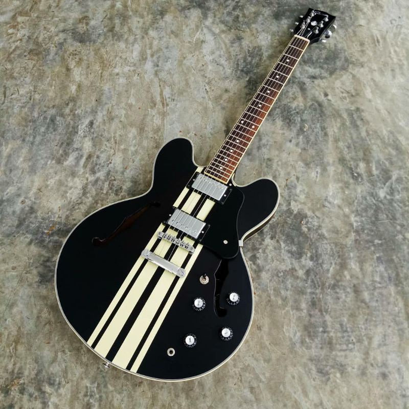 Gibson ES 355 Custom Black Stripe White