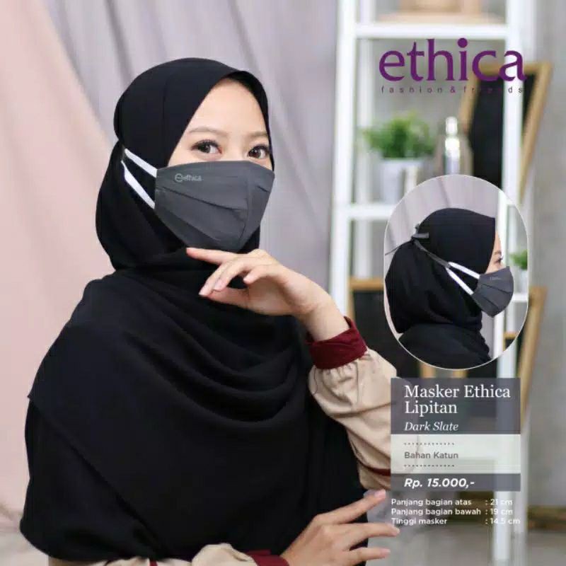 MASKER LIPITAN KAIN KATUN || V2  || ETHICA