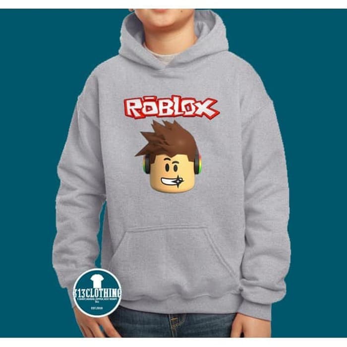 Jaket Anak Hoodie Anak Roblox Head Lego