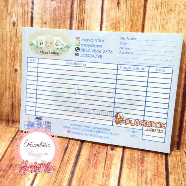 

Nota Rangkap 20x14cm