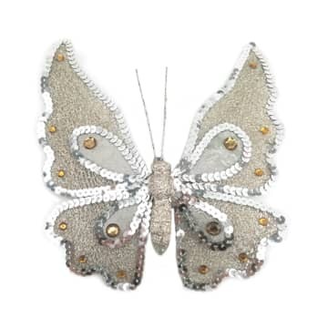 Hiasan Natal Christmas Butterfly Noelle Dekorasi Pohon Natal 2021 Ori - A