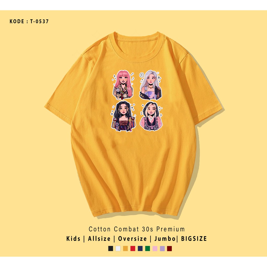 T0537 T-SHIRT / KAOS UNISEX / TUMBLR TEE / REAL PICTURE BP DUDUDU BLACKPINK / IMPORT / BLINKS