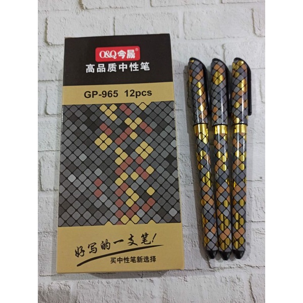 

Bulpen gel isi 12 Pc 0.5mm/ Bulpen Body motif/ Gel Pen 0.5mm