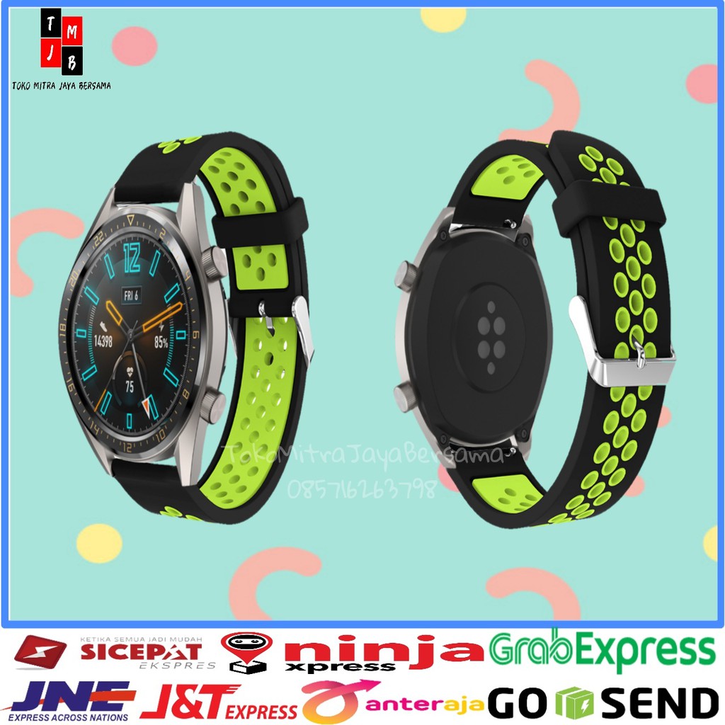 SPORT STRAP SILICONE HUAWEI HONOR MAGIC WATCH 22 MM TALI JAM TANGAN SILIKON