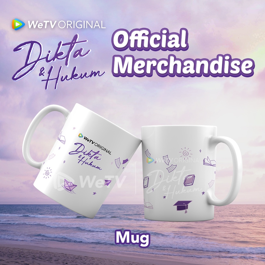 [PRE ORDER] Mug Gelas Eksklusif - WeTV Original Dikta dan Hukum