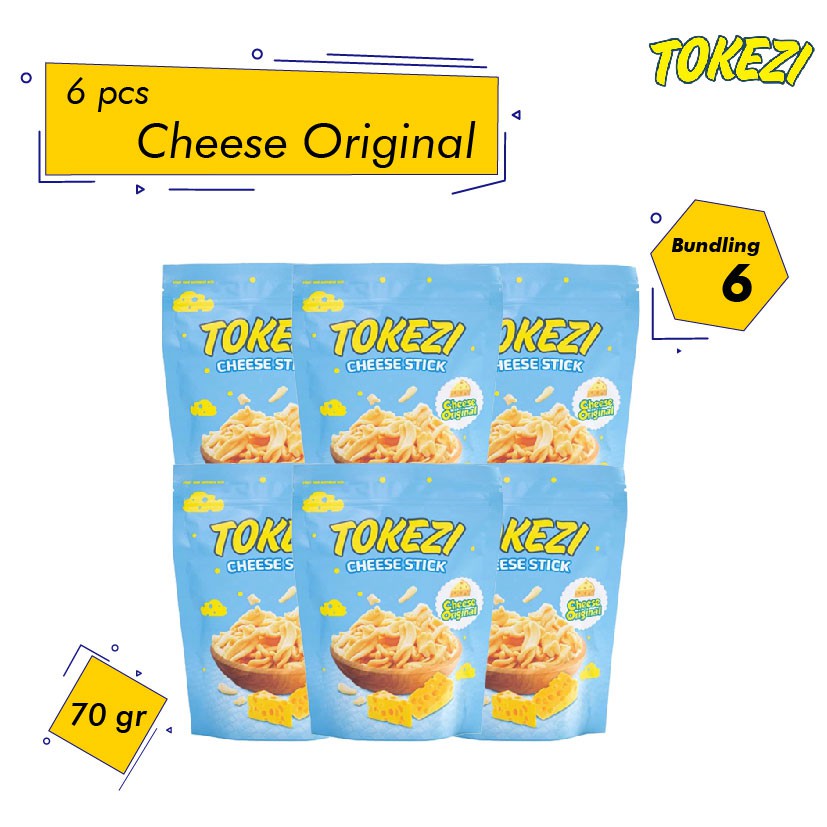 

Tokezi Cheese Original 70gr | Bundling 6