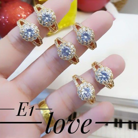 Xuping cincin lapis emas 24k 1504l