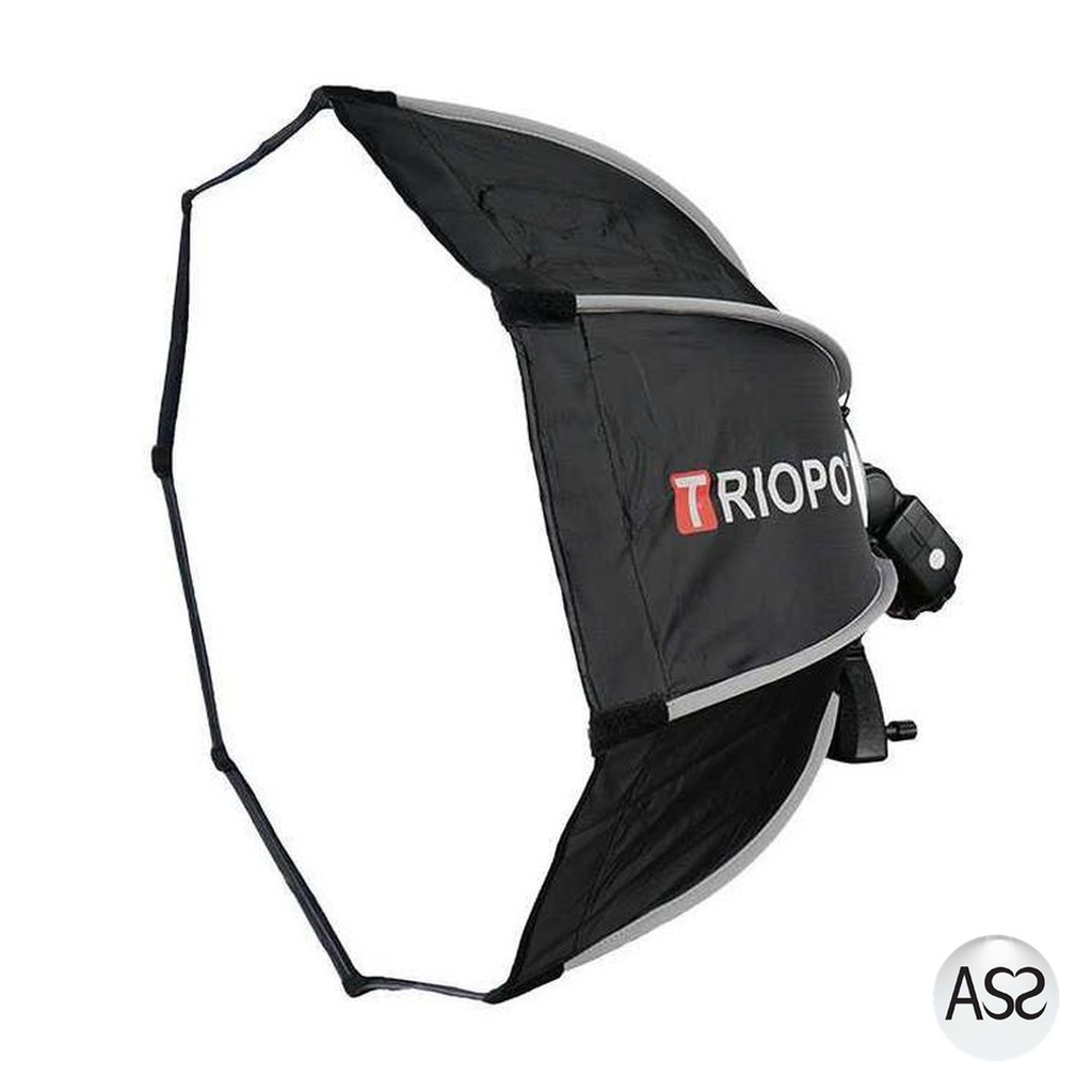 ASS Shop - TRIOPO Payung Studio Octagonal Softbox Reflektor Flash 90CM - KS90