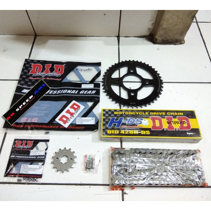 Gear set CB150 R DID rantai 428HDS black