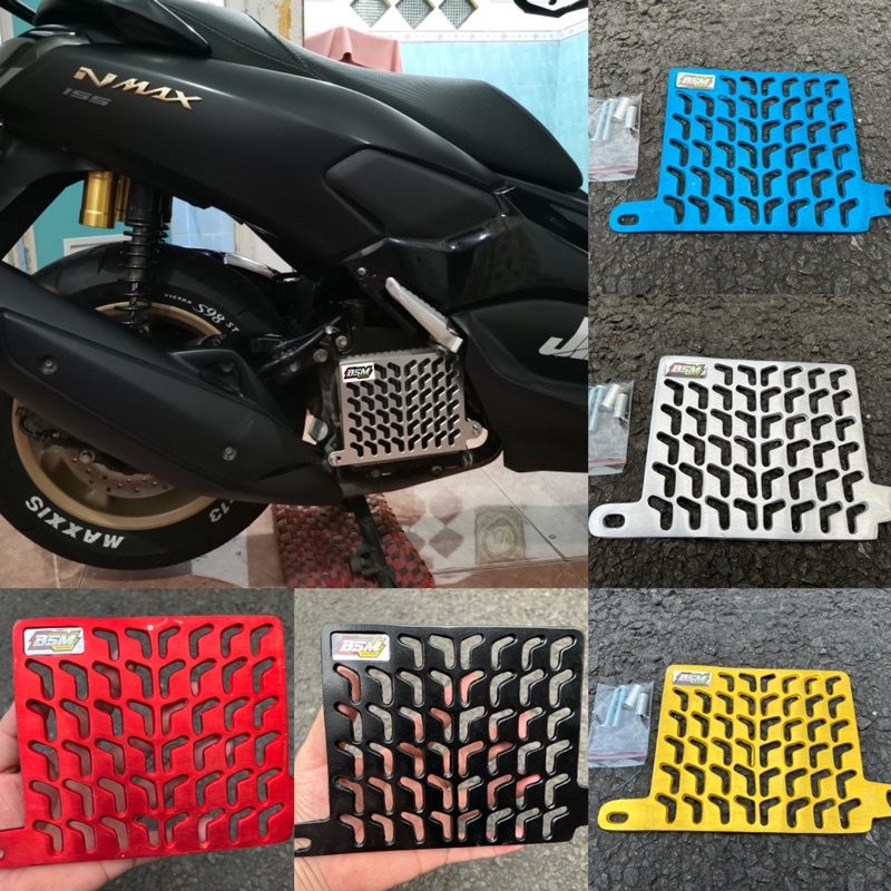 COD Cover radiator bsm racing nmax aerox lexi COVER RADIATOR CNC BSM RACING