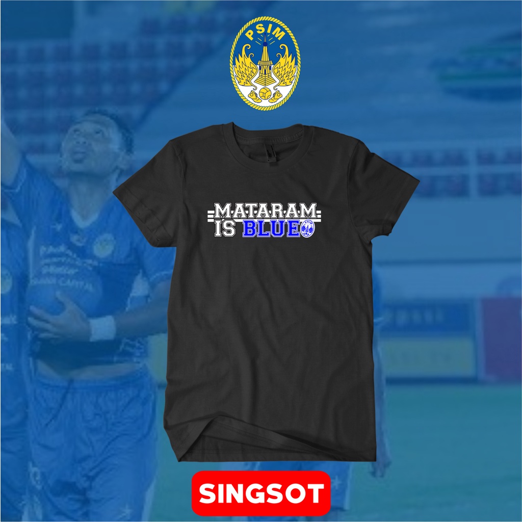 BAJU PSIM YOGYAKARTA KAOS PSIM JOGJA MATARAM IS BLUE KAOS SEPAK BOLA