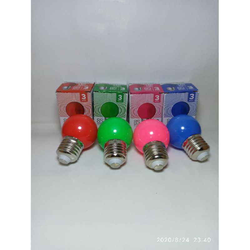 Lampu Led warna 3watt Lumment