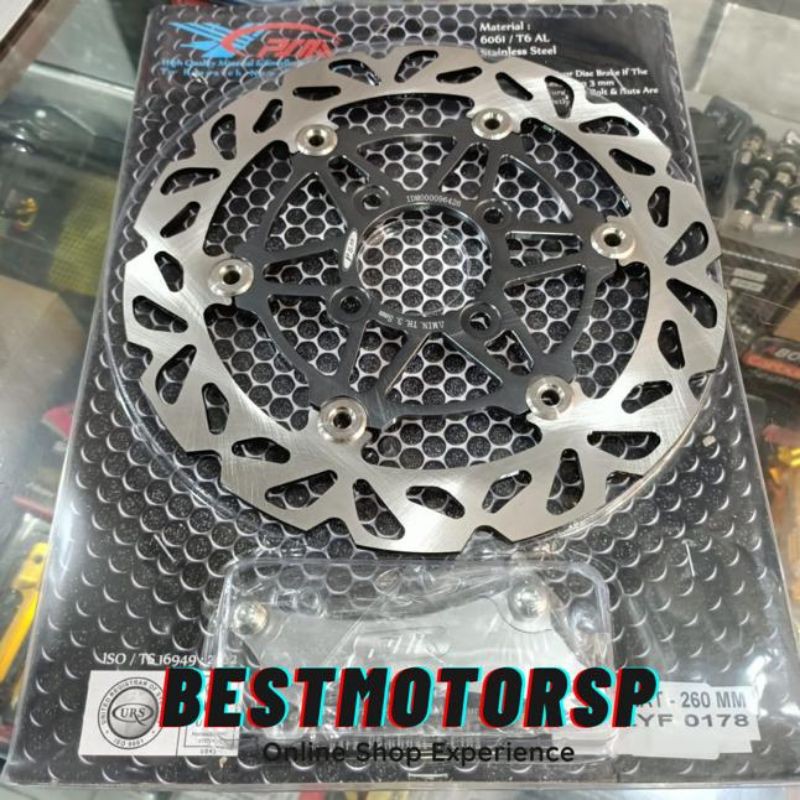 Piringan Cakram PSM Floating CNC 260mm Beat / Scoopy / Vario 125 Old Disc Brake PSM