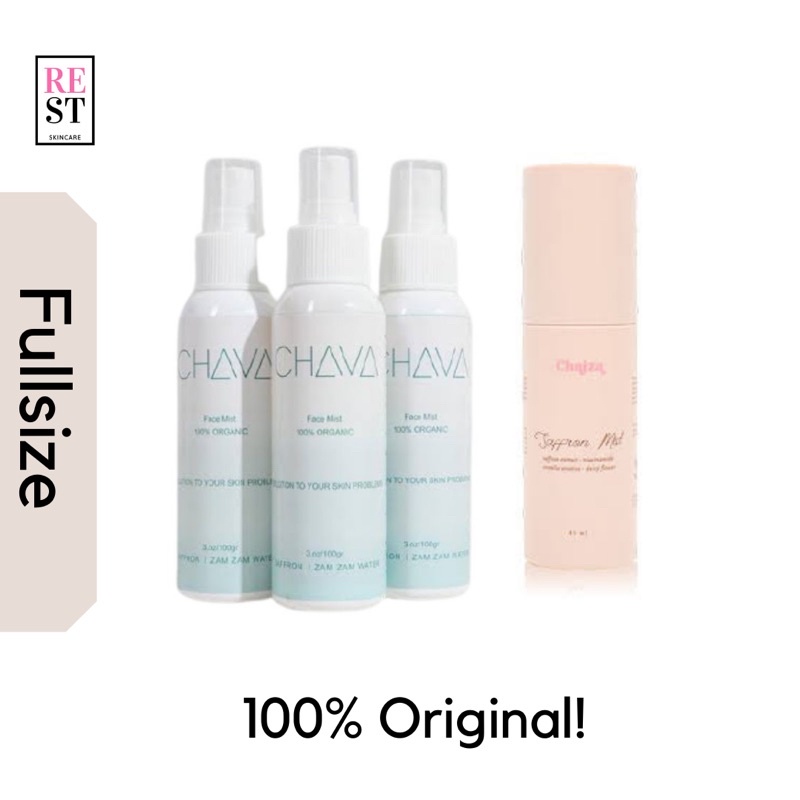 [ fullsize ] Chaiza Face Mist Saffron Mist ll Chava Face Mist Saffron Mist BPOM