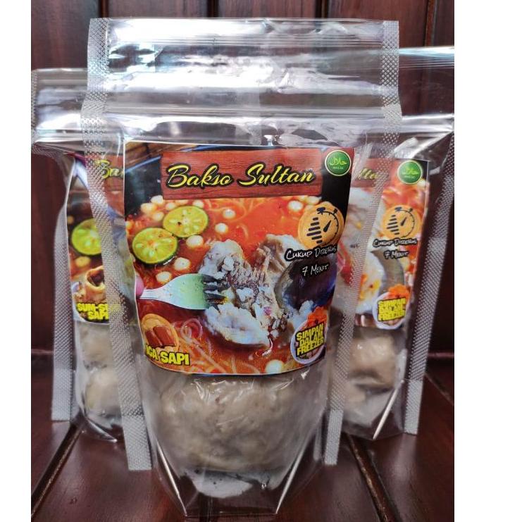 

HR6 Bakso sultan isi iga sapi✱ (Stok Banyak)Ready ➞