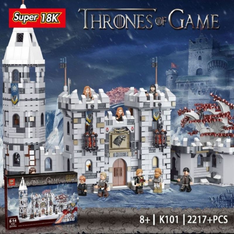 Lego Block Castle Besar Game Of Thrones Kastil