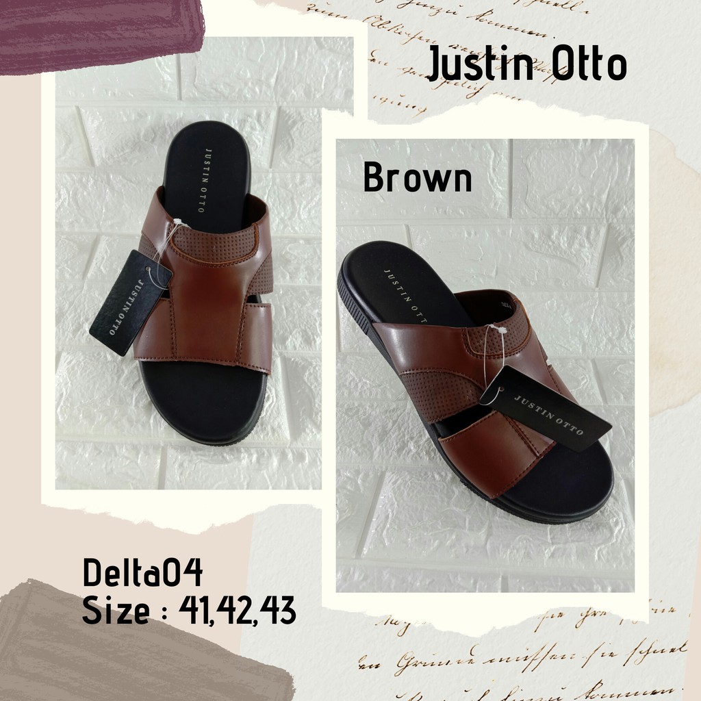 JUSTIN OTTO (DELTA04) - COKLAT - SANDAL PRIA