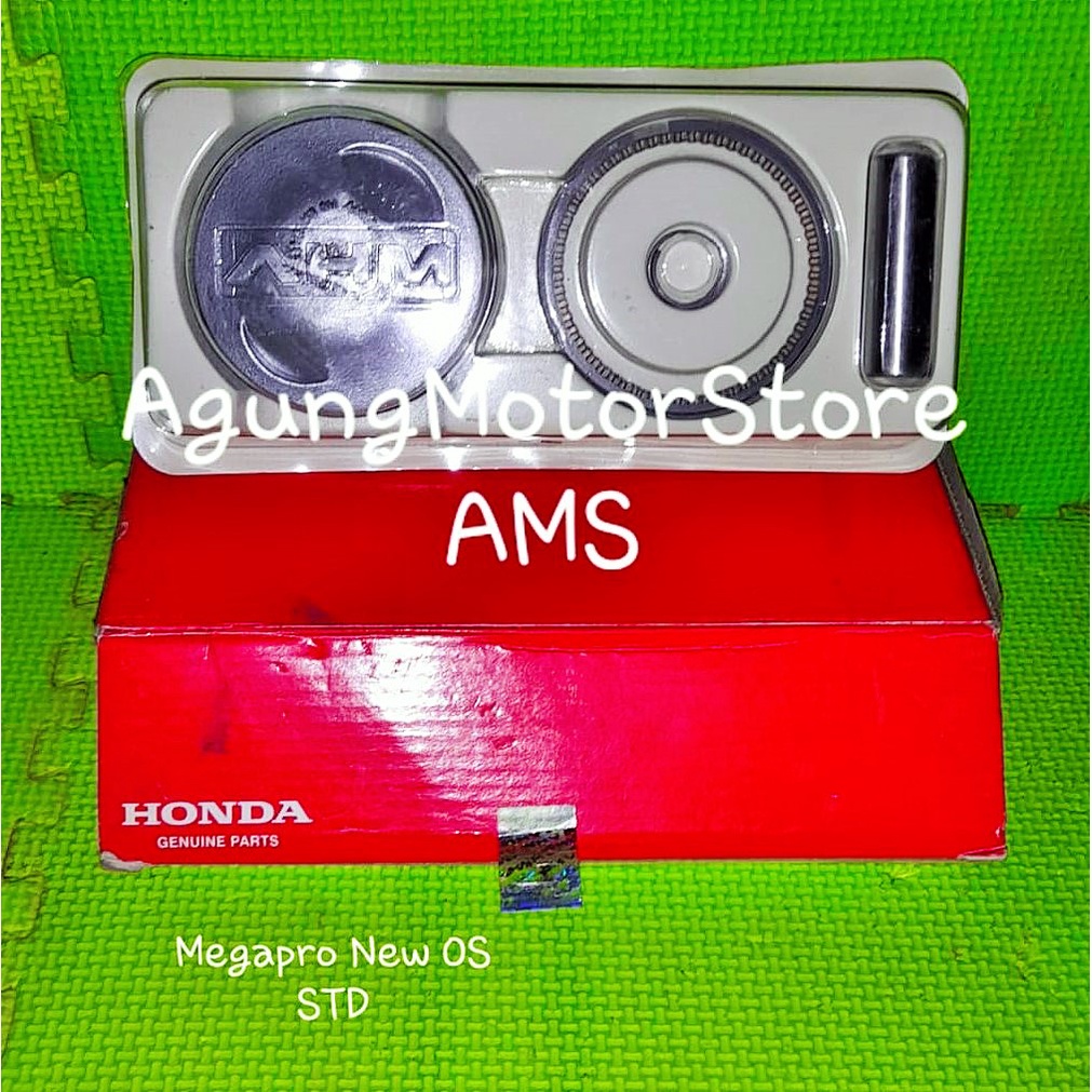 PISTON KIT HONDA MEGAPRO NEW OVERSIZE STD DAN OVERSIZE 25 ORI AHM