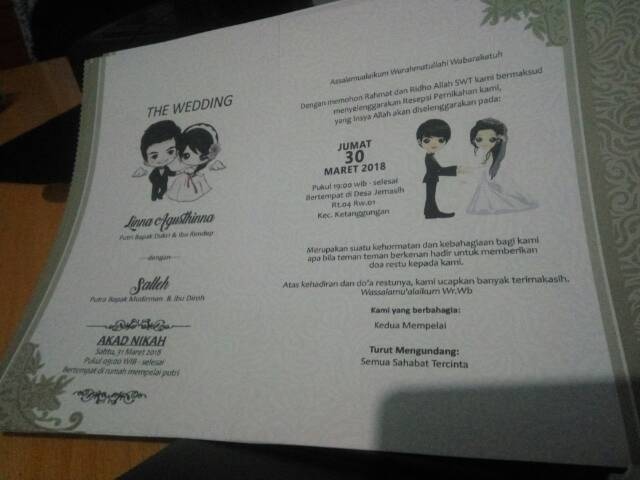 46 Contoh Undangan Pernikahan Hindu Terbaru