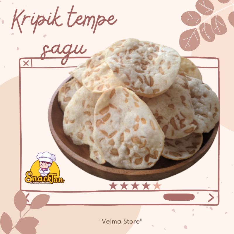 

Kripik tempe sagu gurih renyah kress