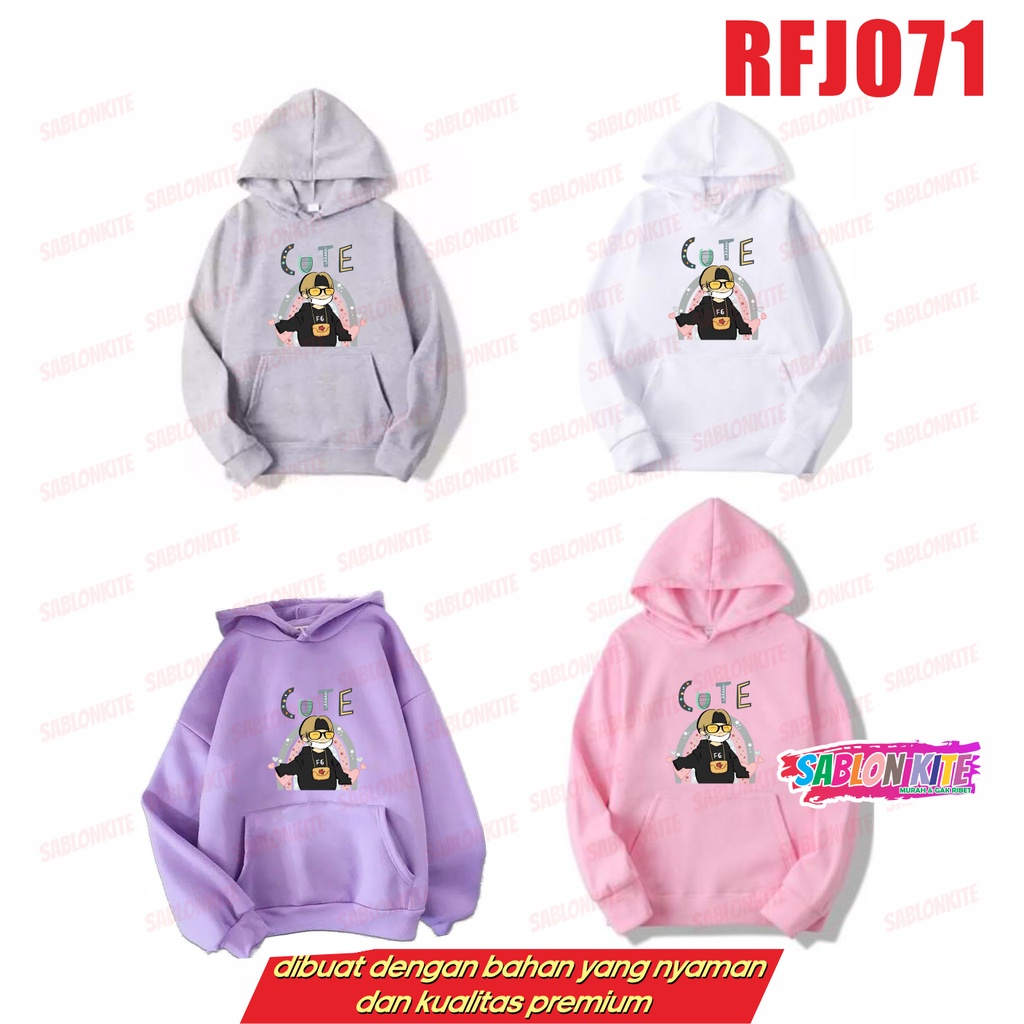 MURAH!!! SWEATER HOODIE KPOP SUGA CUTE RFJ071 UNISEX