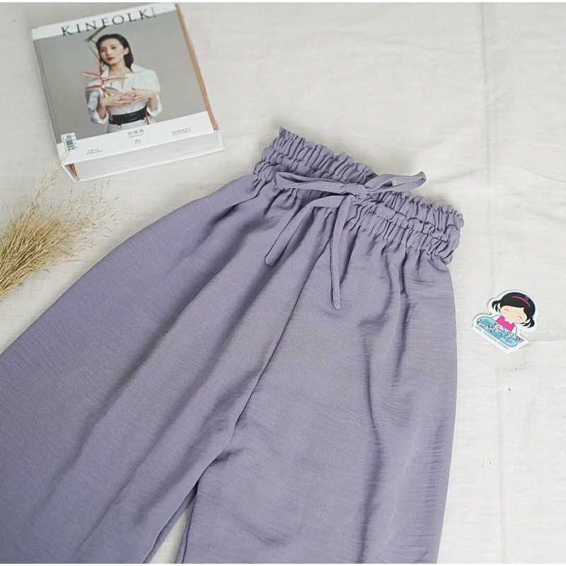 RUBY KULOT HIGHWAIST - KULOT CRINKLE TALI