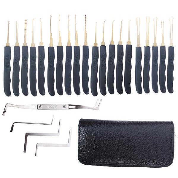 Set Alat Pembuka OMHASMBK Gembok Pintu - Black