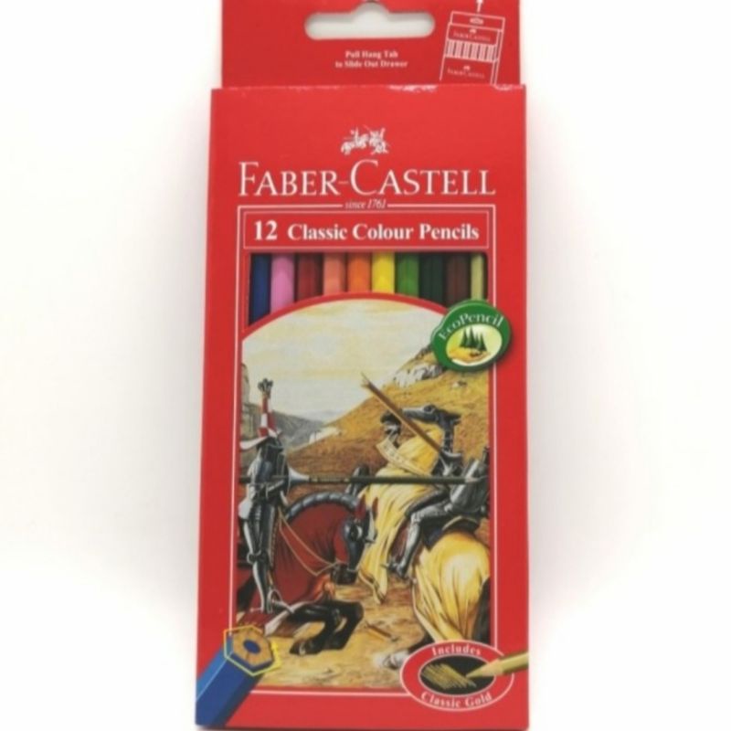 

Pensil 12 Warna Panjang Classic L Faber Castell