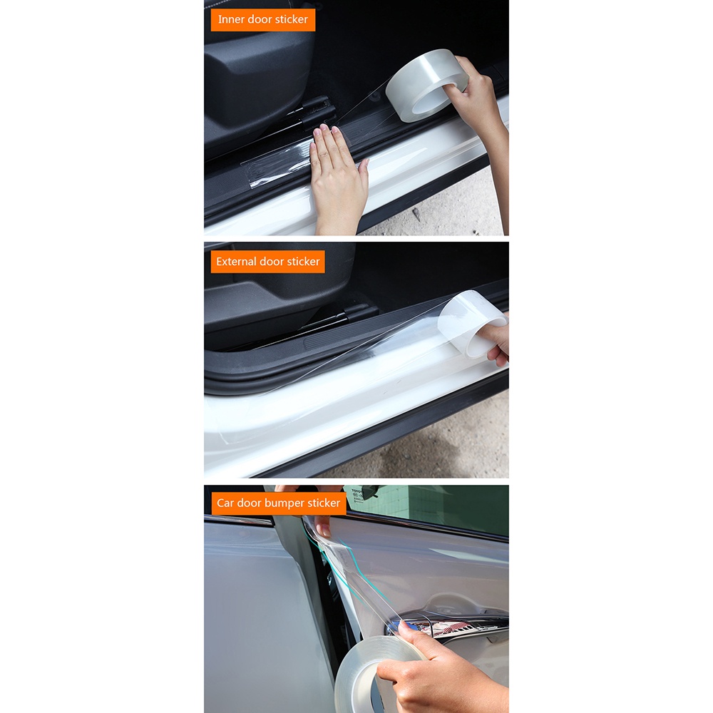 SEAMETAL Stiker Pelindung Mobil Car Scratchproof Protector Tape 30MM x 3M