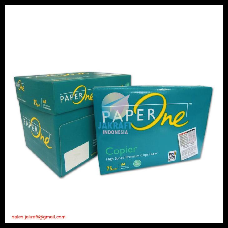 

Khusus Gojek - Kertas Hvs Paperone Paper One A4 75 (70) Gsm Gram Kode 1247