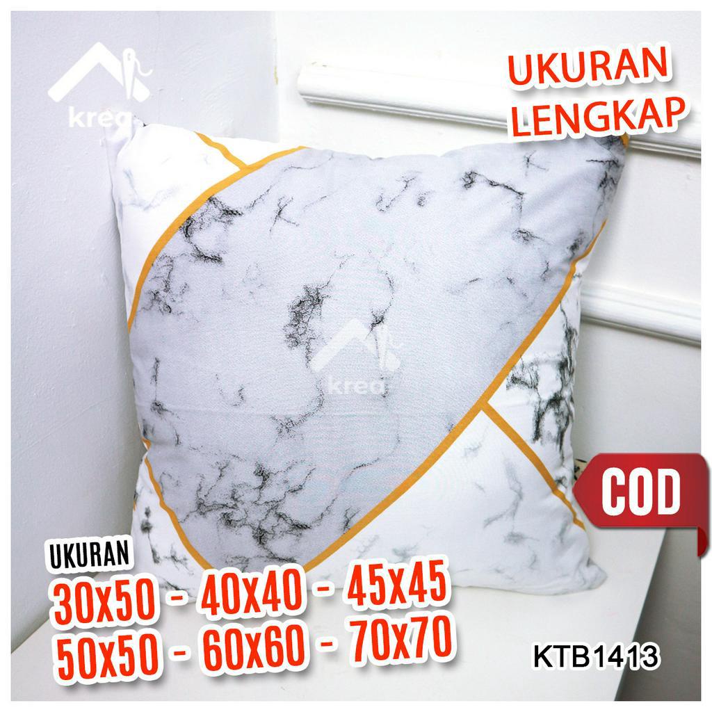 Sarung Bantal Sofa Ukuran 30x50, 40x40, 45x45, 50x50, 60x60, 70x70 - KTB1413