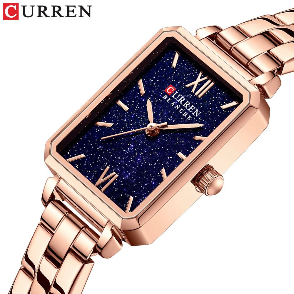 CURREN 9082 Jam Tangan Wanita Analog Stainless Steel