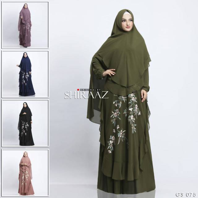 ORI💗💗💗 GS 075
By Shiraaz
Gamis polos bordir mewah termurah