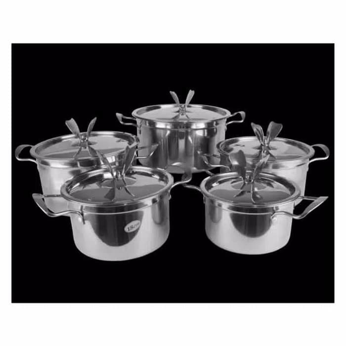 Jual Panci Set Komodo In Panci Royal Stainles Isi Panci Masak Shopee Indonesia