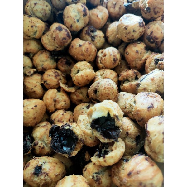 

Soes kering isi coklat/soes kering coklat premium 250gr/camilan murah coklat/snack crown