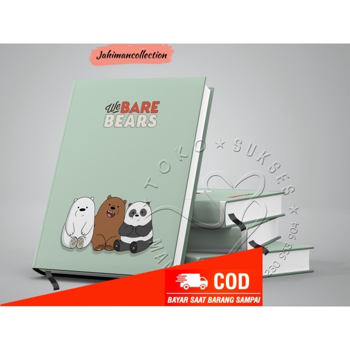 

✨ BISA COD ✨ Buku Catatan, Notebook, Hard Cover, a5, 100 Lembar - polos, Putih