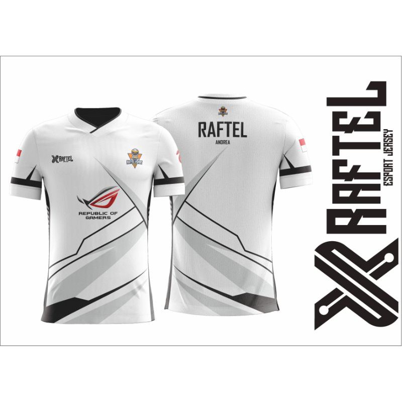 Jersey Gaming Esport Custom Freefire, PUBG dan Mobile Legend