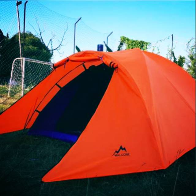 Tenda gunung outdoor malcone 4 -5 orang double layer waterproof