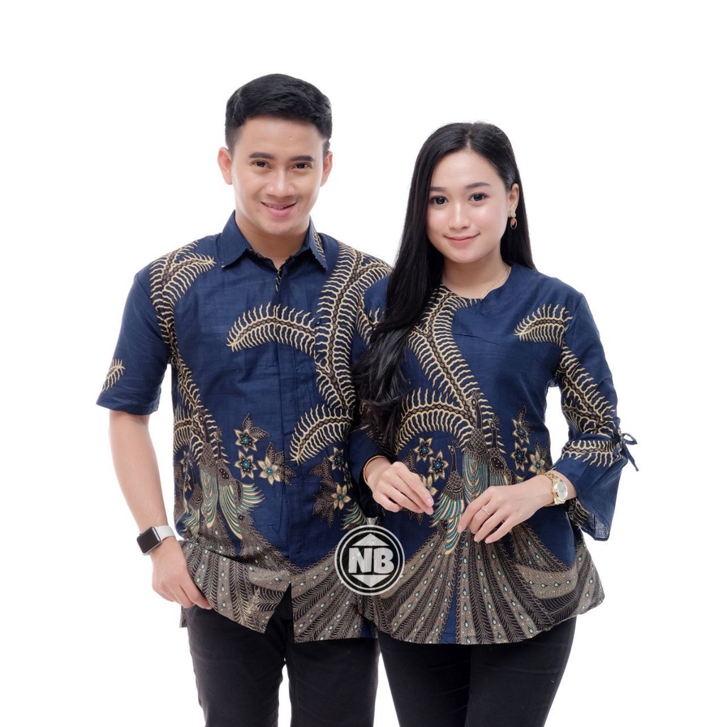 Batik Couple Modern Baju Batik Wanita Modern Atasan Batik Kerja Wanita M L XL XXL Seragam Batik Kantor Batik Alina