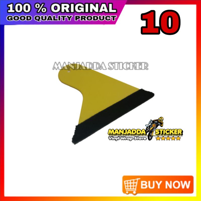 RAKEL SCRAPER ALAT BANTU PASANG STIKER SKOTLET MOTOR KACA FILM WALL STICKER ANTI BARET