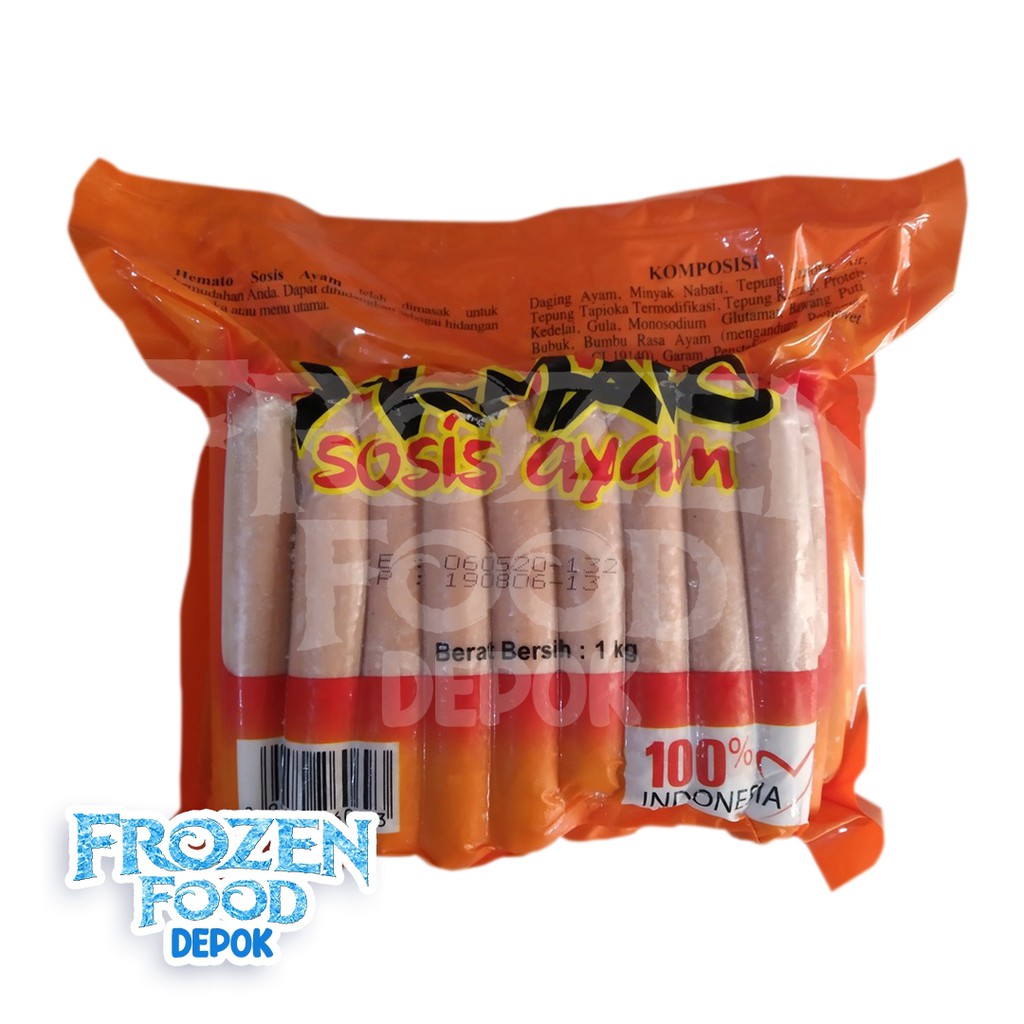 

HEMATO SOSIS AYAM 40 PCS 1000GRAM