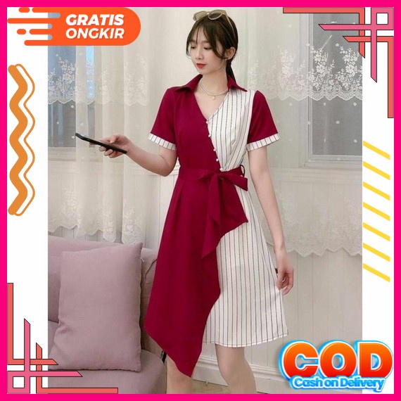 Dress Natal Terlaris / Dress Pesta / Dress Wanita Kekinian 2021 / Dress Natalia Terbaru Dres Kebaya/