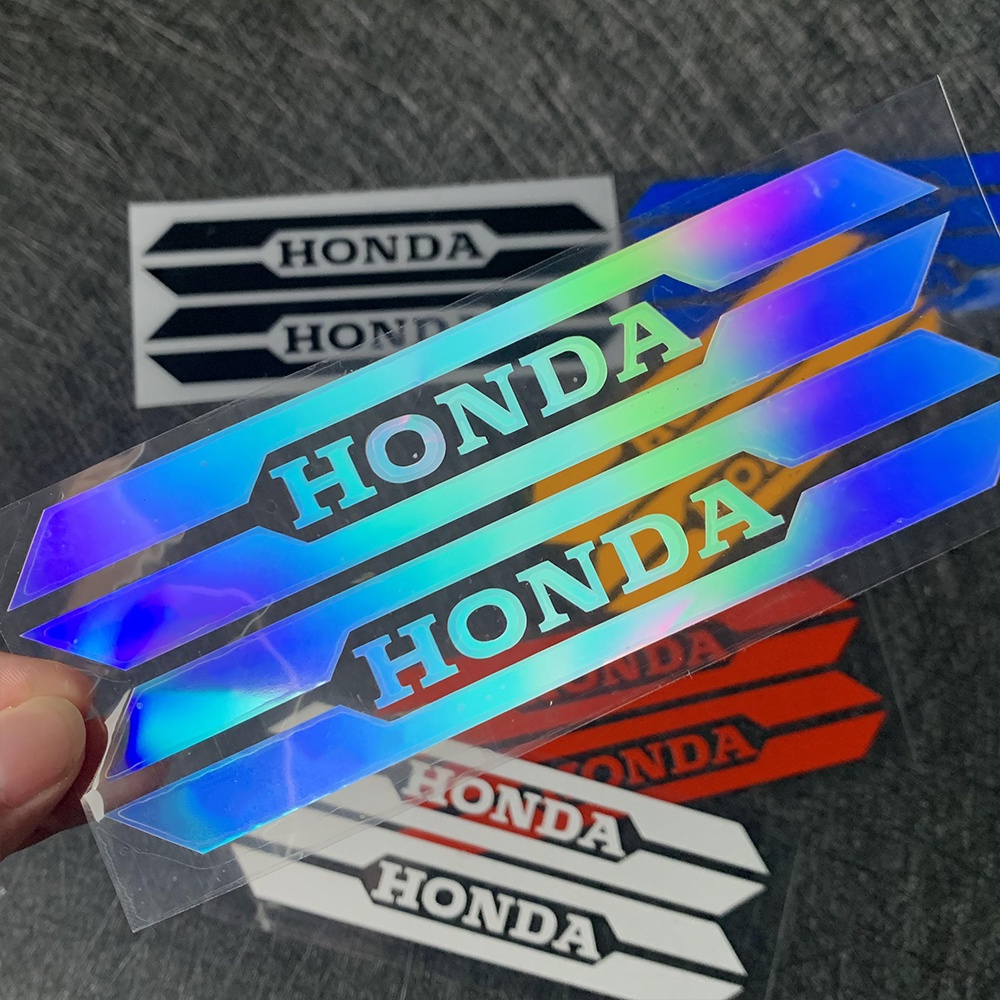 2pcs Stiker Reflektif Tahan Air Untuk HONDA ADV150 PCX160 600RR CB1000R CB650F CBR300R VFR1200 CR