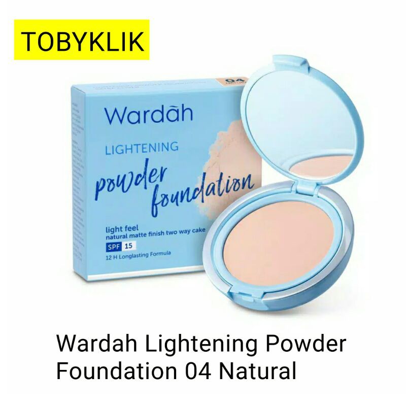 Wardah Lightening Two Way Cake Powder Foundation Light Feel 12 g