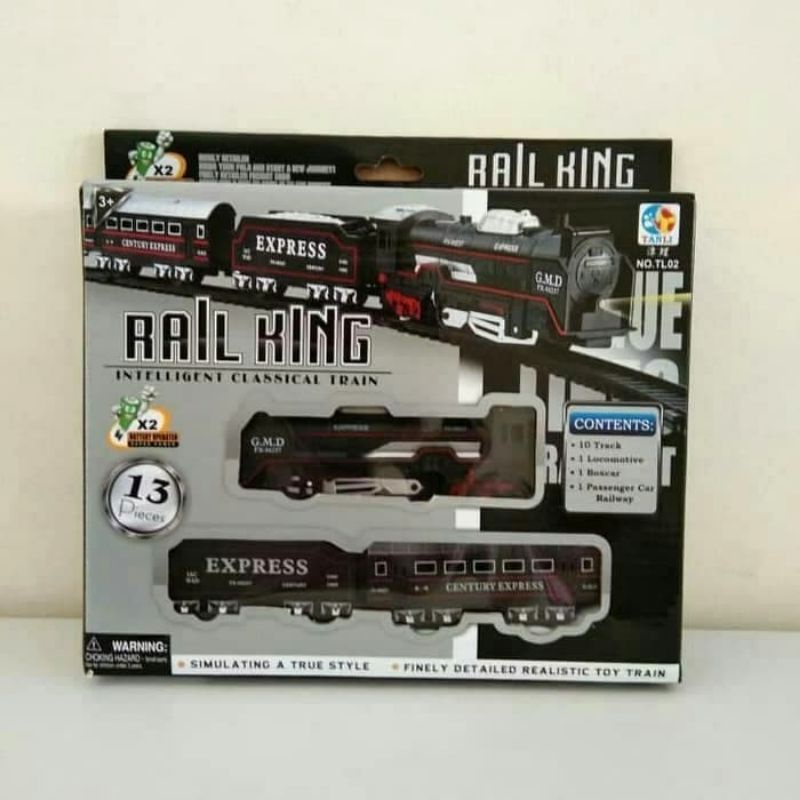 Mainan Kereta Api Rail King - Classic Train Anak Edukatif Klasik Rel